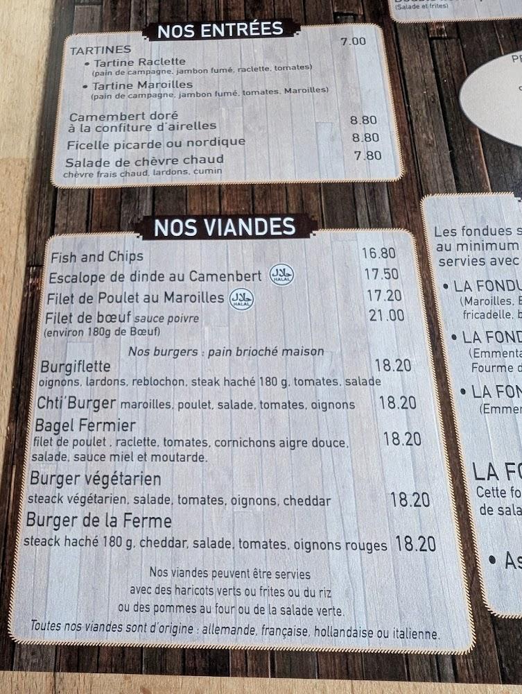 La Ferme - Menu Image 1